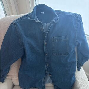 Old Navy Blue Button Down Shirt